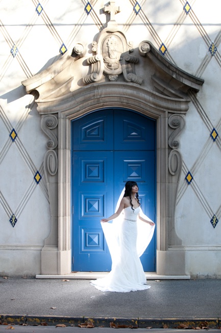 Blue door