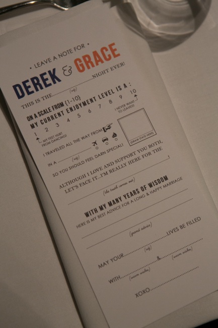 Leave a note for D & G
